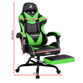 Hoxton Room Darius Faux Leather Gaming Chair with Lumbar Massage
