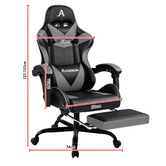 Hoxton Room Darius Faux Leather Gaming Chair with Lumbar Massage