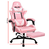 Hoxton Room Darius Faux Leather Gaming Chair with Lumbar Massage