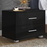 Hoxton Room Allanis 2 Drawer Bedside Table