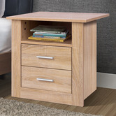 Hoxton Room Manchester 2 Drawer Bedside Table