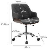 Hoxton Room Lawson Upholstered Office Chair