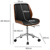 Hoxton Room Percival PU Leather Office Chair