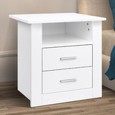 Hoxton Room Manchester 2 Drawer Bedside Table