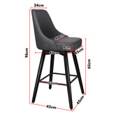 Hoxton Room 65cm Nosson Bar Stools