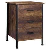 Hoxton Room Viktor 3 Drawer Bedside Table