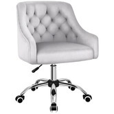 Hoxton Room Cassie Tufted Velvet Office Chair