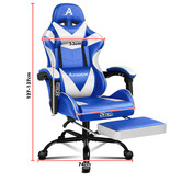 Hoxton Room Darius Faux Leather Gaming Chair with Lumbar Massage