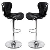 Hoxton Room Luna Faux Leather Adjustable Barstools