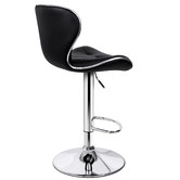 Hoxton Room Leana Faux Leather Adjustable Barstools