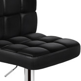 Hoxton Room Randolph Swivel Faux Leather Adjustable Barstools