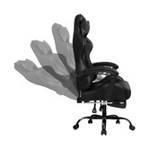 Hoxton Room Darius Faux Leather Gaming Chair with Lumbar Massage