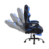 Hoxton Room Darius Faux Leather Gaming Chair with Lumbar Massage