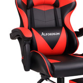 Hoxton Room Darius Faux Leather Gaming Chair with Lumbar Massage
