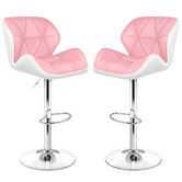 Hoxton Room Willa Faux Leather Adjustable Barstools