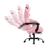 Hoxton Room Darius Faux Leather Gaming Chair with Lumbar Massage