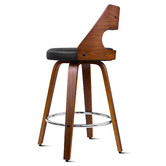 Hoxton Room 65cm Davian Faux Leather Swivel Bar Stools