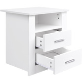 Hoxton Room Manchester 2 Drawer Bedside Table