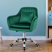 Hoxton Room Carrie Velvet Office Chair