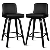 Hoxton Room 65cm Norris Faux Leather Swivel Barstools