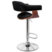Hoxton Room Demetrius Faux Leather Adjustable Barstool