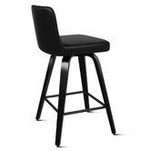 Hoxton Room 65cm Norris Faux Leather Swivel Barstools