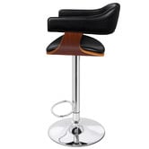 Hoxton Room Demetrius Faux Leather Adjustable Barstool