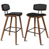 Hoxton Room 67cm Davion Faux Leather Bar Stools