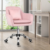 Hoxton Room Carrie Velvet Office Chair