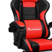 Hoxton Room Nightcrawler PU Leather Gaming Chair with Footrest
