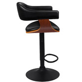 Hoxton Room Demetrius Faux Leather Adjustable Barstool