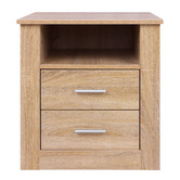 Hoxton Room Manchester 2 Drawer Bedside Table