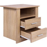 Hoxton Room Manchester 2 Drawer Bedside Table