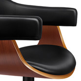 Hoxton Room Demetrius Faux Leather Adjustable Barstool