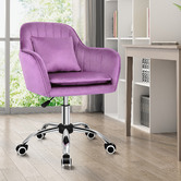 Hoxton Room Carrie Velvet Office Chair