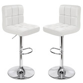 Hoxton Room Ralph Faux Leather Adjustable Barstools