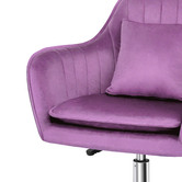 HoxtonRoom Carrie Velvet Office Chair | Temple & Webster