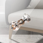 Hoxton Room Allia 3 Drawer Mirrored Bedside Table