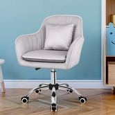 Hoxton Room Carrie Velvet Office Chair