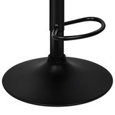 Hoxton Room Black Gilles Faux Leather Adjustable Barstools