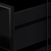 Hoxton Room Allia 3 Drawer Mirrored Bedside Table