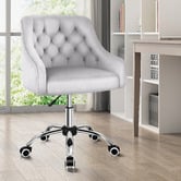 Hoxton Room Cassie Tufted Velvet Office Chair