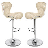 Hoxton Room Luna Faux Leather Adjustable Barstools