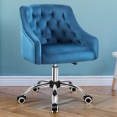Hoxton Room Cassie Tufted Velvet Office Chair
