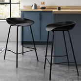 Hoxton Room 67cm Dayton Metal Bar Stools