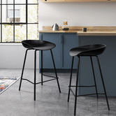 Hoxton Room 67cm Dayton Metal Bar Stools