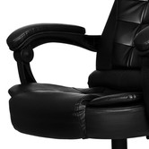 Hoxton Room Black Madison Faux Leather Massage Executive Chair