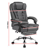 Hoxton Room Lincoln Faux Leather Executive Chair