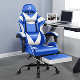 Hoxton Room Darius Faux Leather Gaming Chair with Lumbar Massage
