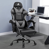 Hoxton Room Darius Faux Leather Gaming Chair with Lumbar Massage